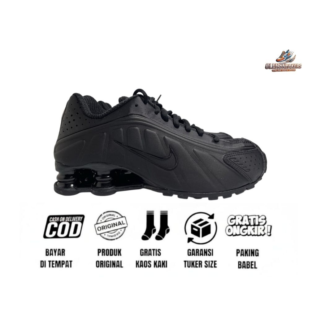 Jual sepatu running pria Nike shox R4 sepatu olahraga outdoor | Shopee ...