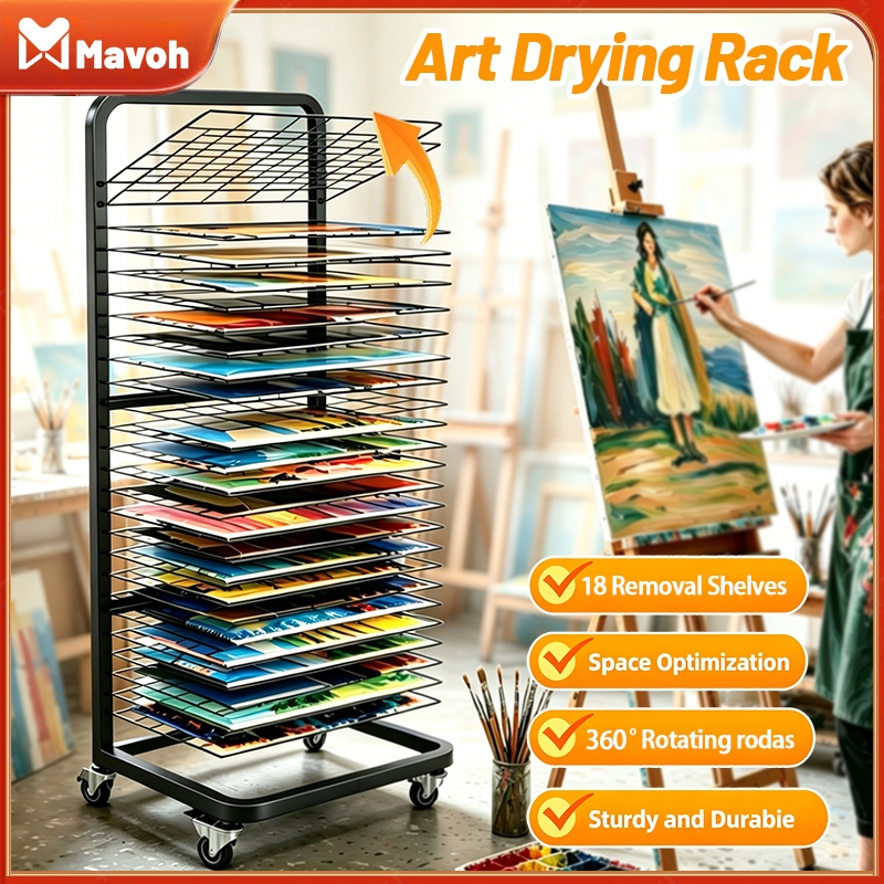 Jual Art Drying Rack 18 Layers Removable Rak A3 Pengeringan Seni Paint ...