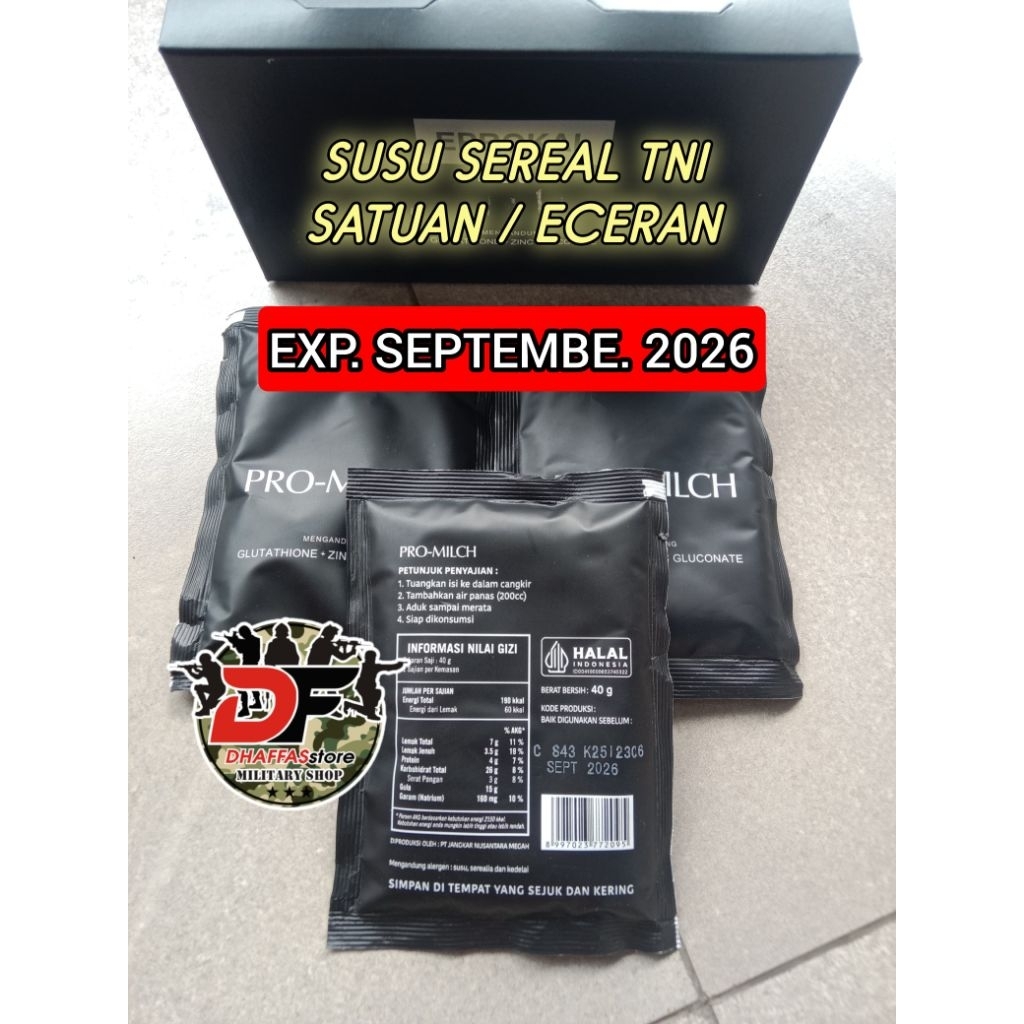 Jual PROMO SUSU SEREAL PROMILCH ECERAN 1 PCS SUSU SEREAL TNI. RANSUM ...
