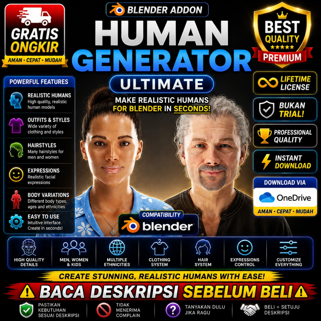 3D Blender - Human Generator Ultimate 4 - 180925