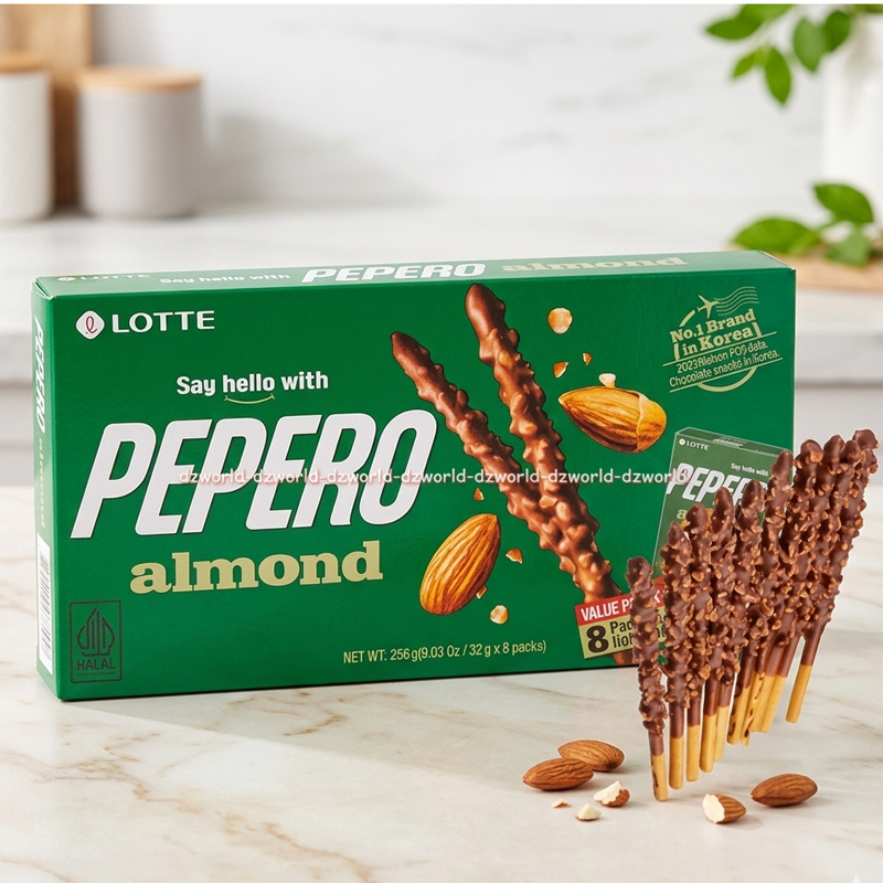 Jual Pepero Almond 256gr White Cookies Oreo Chocolate Biskuit Peperro ...