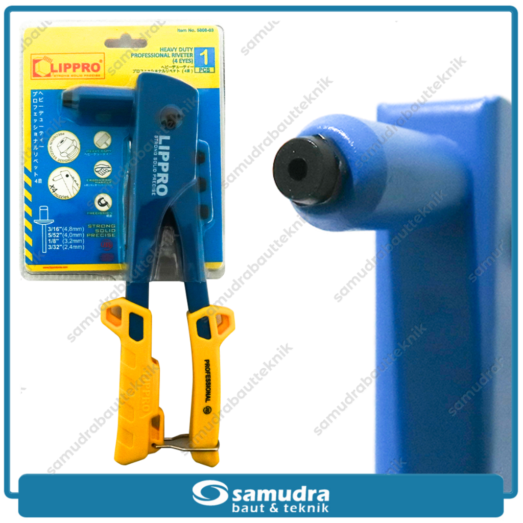 Jual Tang Rivet LIPPRO 5808-03 Hand Riveter Aluminium Tembakan Paku ...