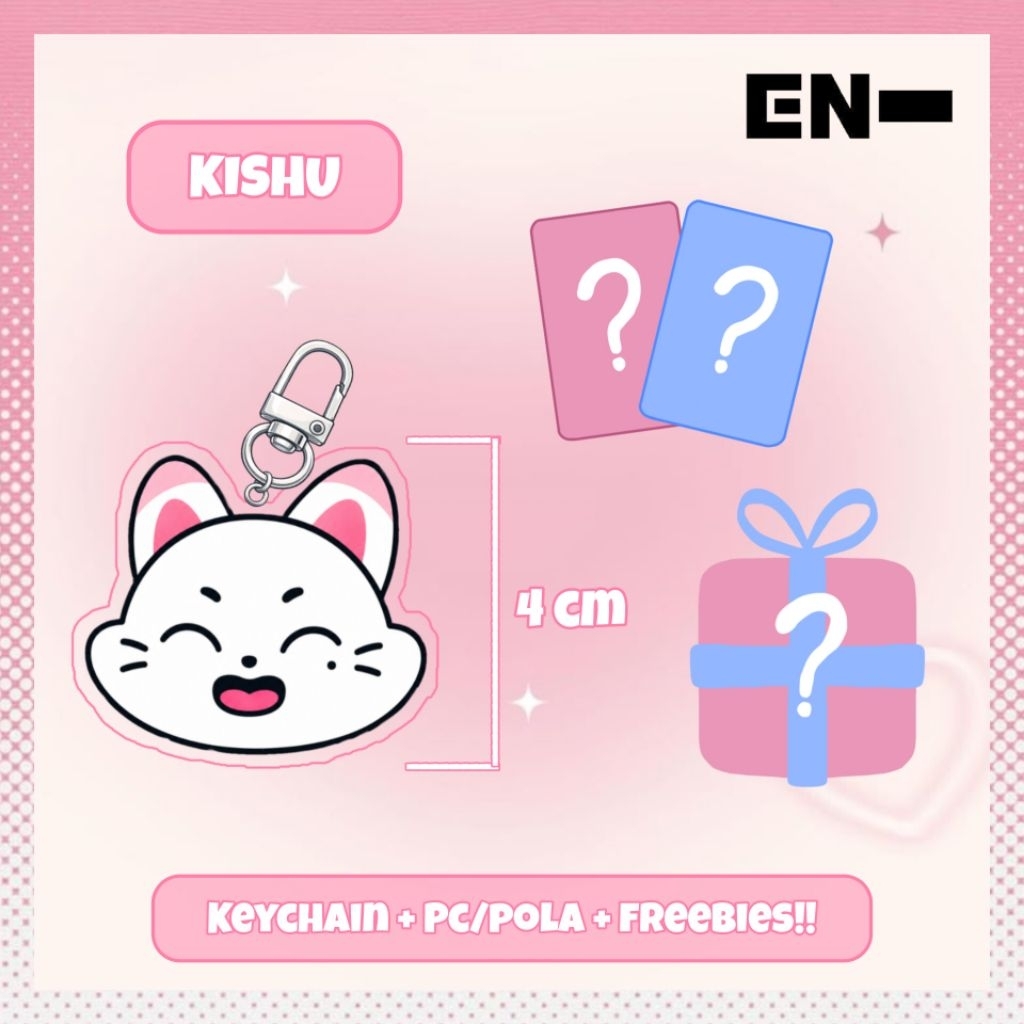 Jual EXTRA FREEBIES!!] 2 SISI KEYCHAIN ENCHIN | GANTUNGAN KUNCI AKRILIK ...