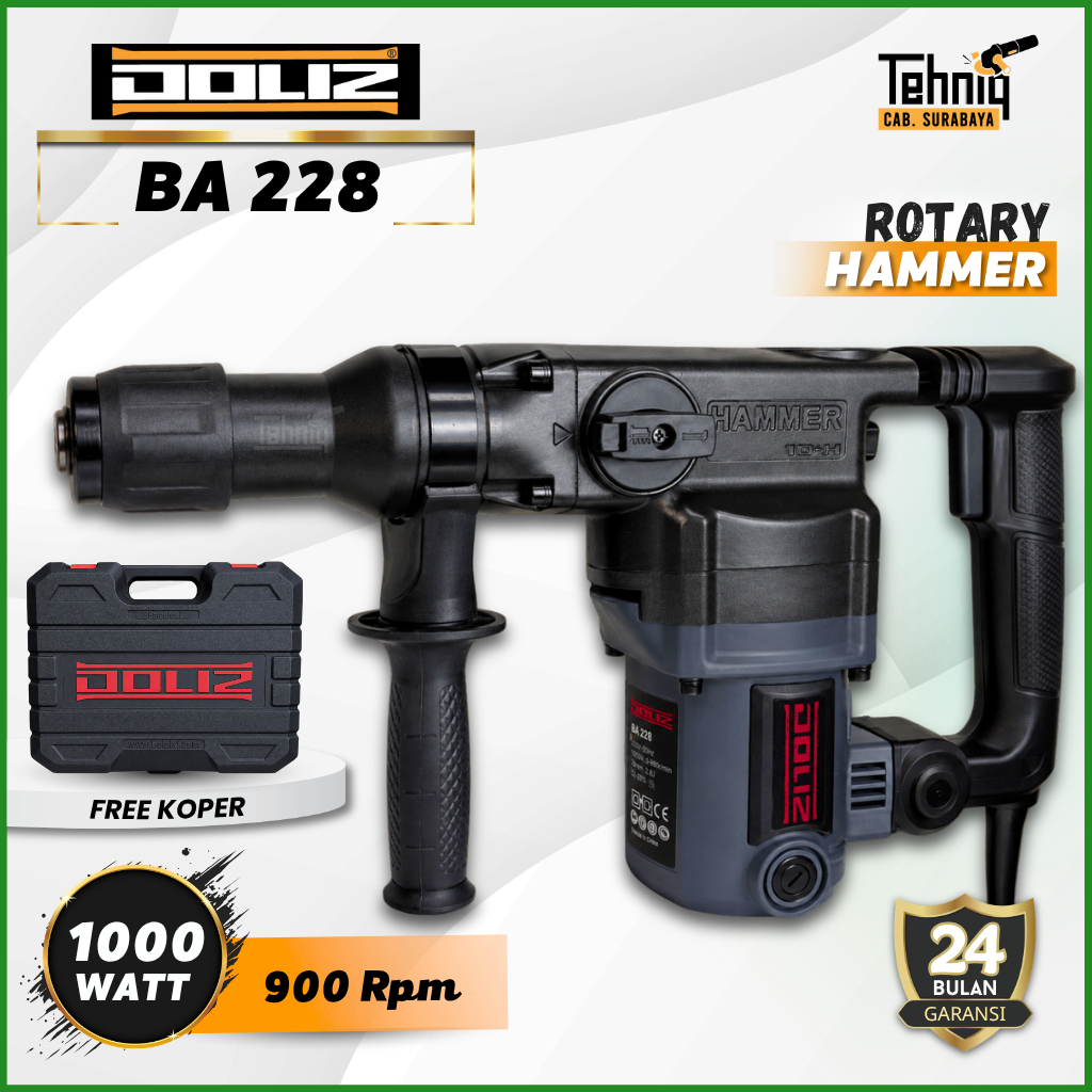Jual Doliz Ba228 Rotary Hammer 2 Mode Mesin Bor Beton | Shopee Indonesia