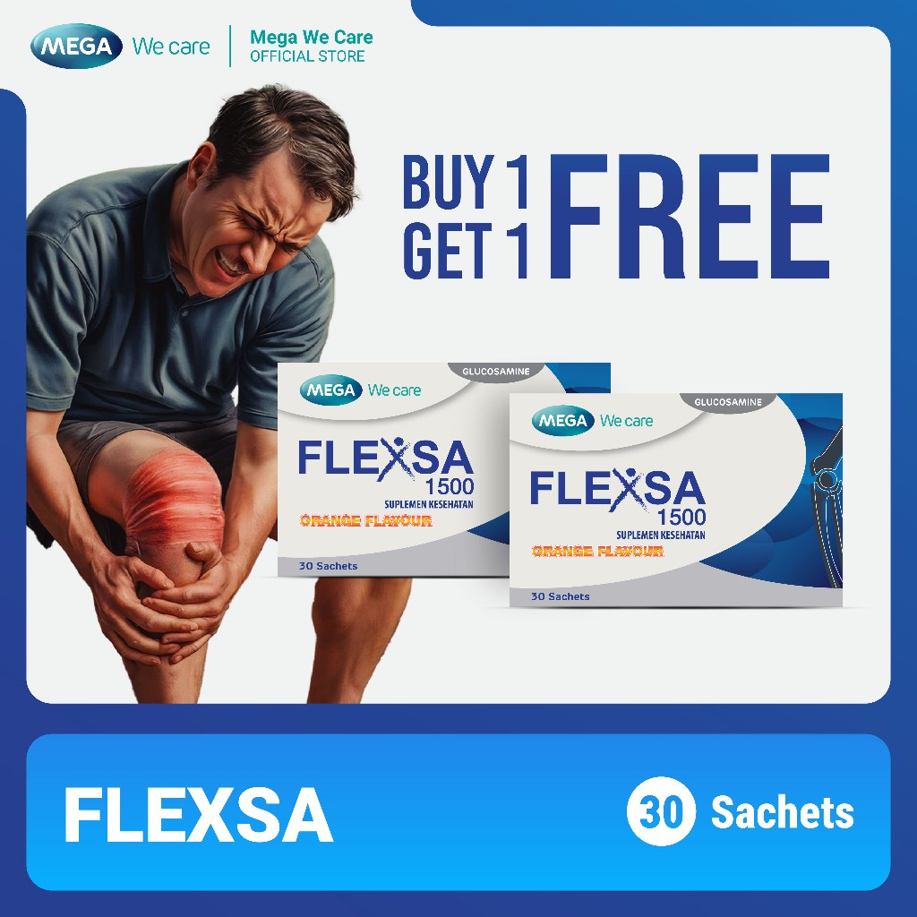 (BUY 1 GET 1) Mega We Care Flexsa / Memelihara Fungsi Persendian/ED Sept 2026