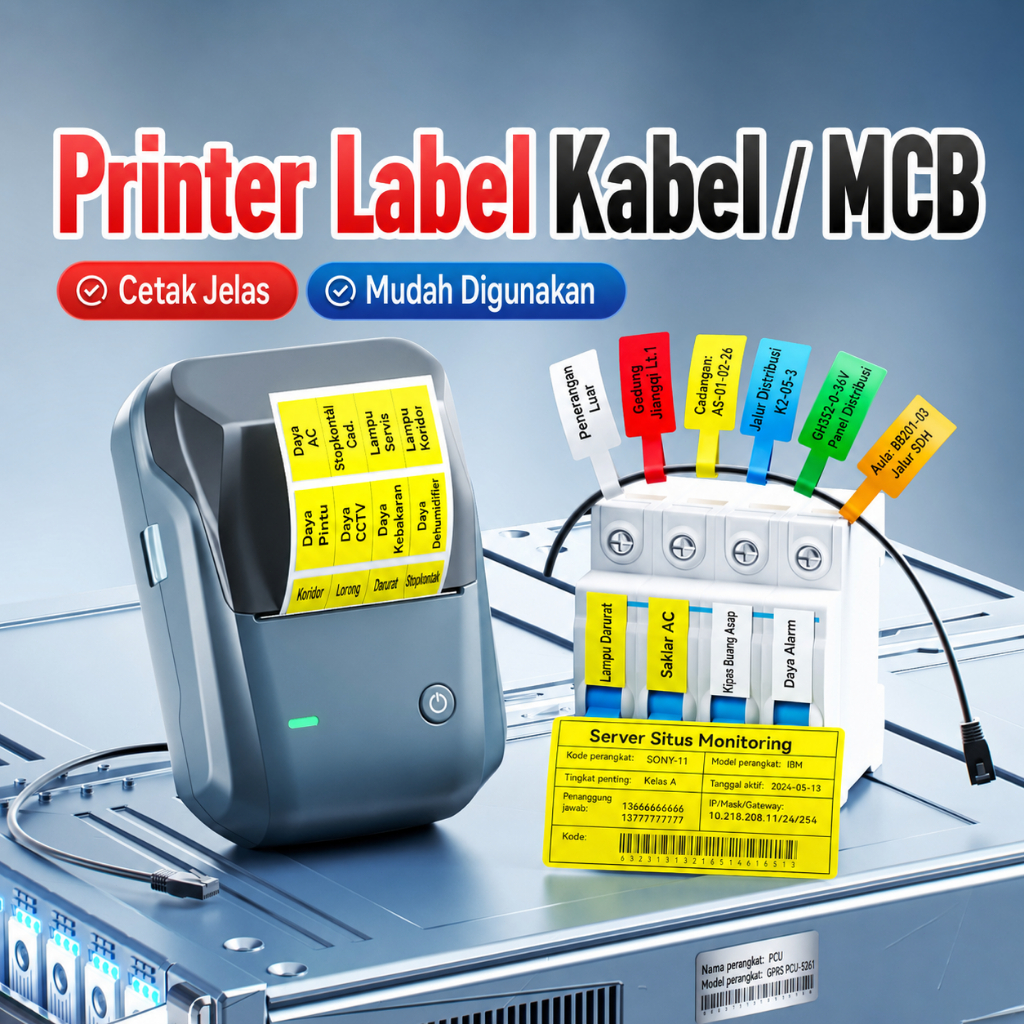 Jual NIIMBOT B1 Printer Label Kabel Jaringan, Printer untuk Proyek ...