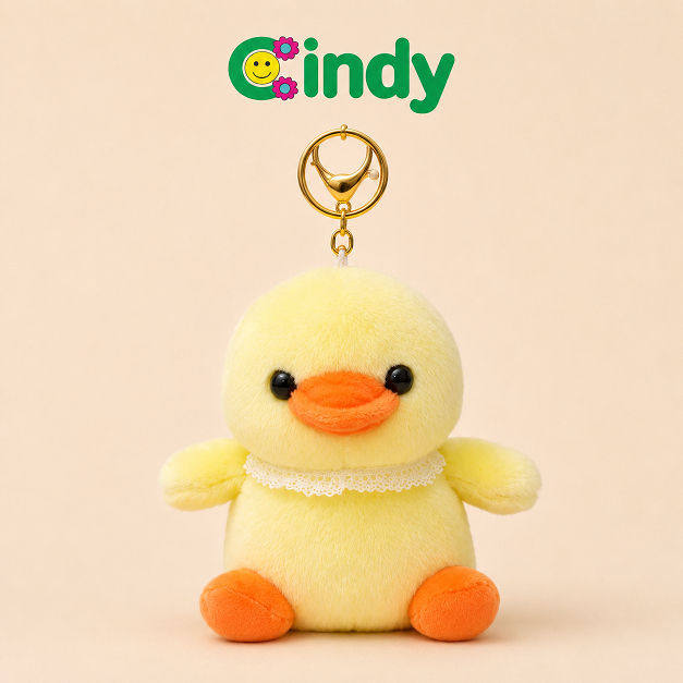Cindy Gantungan Kunci Boneka Plush Lucu Premium Keychain Hewan Imut Bunny  Penguin Elephant Duck Soft Doll Aksesoris Tas Anak