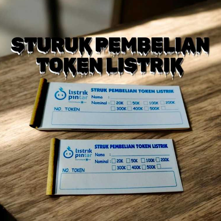 Jual STRUK PEMBELIAN TOKEN LISTRIK | NOTA TOKEN LISTRIK | Shopee Indonesia