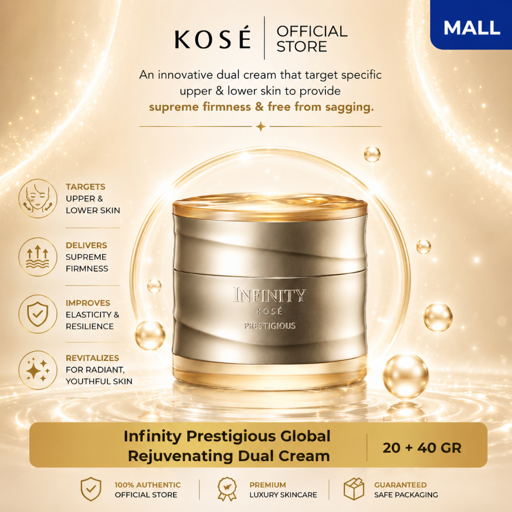 Jual KOSE Infinity Prestigious Global Rejuvenating Dual Cream 60GR