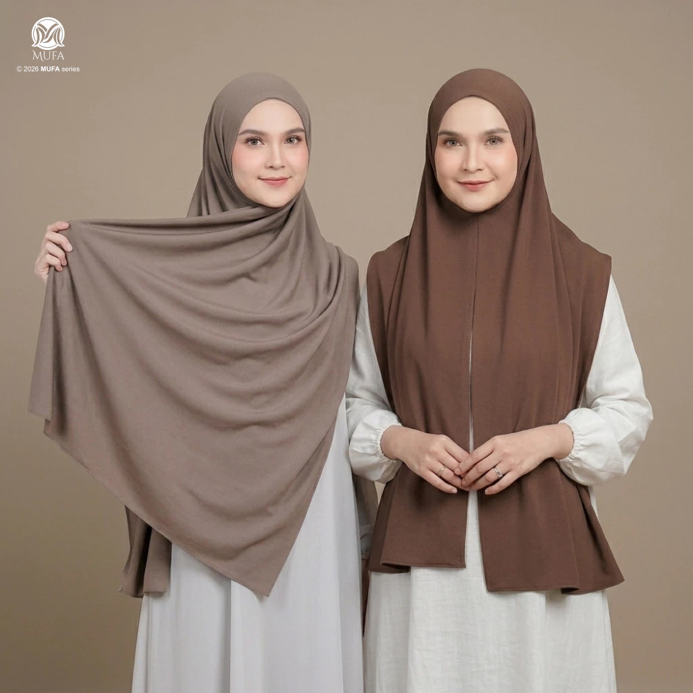 MUFA - Pashmina Instan | Jilbab Instan Jersey Premium Pashmina Syari