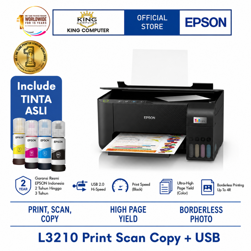Jual Epson L3210 Terlengkap & Harga Terbaru Juni 2026 | Shopee Indonesia
