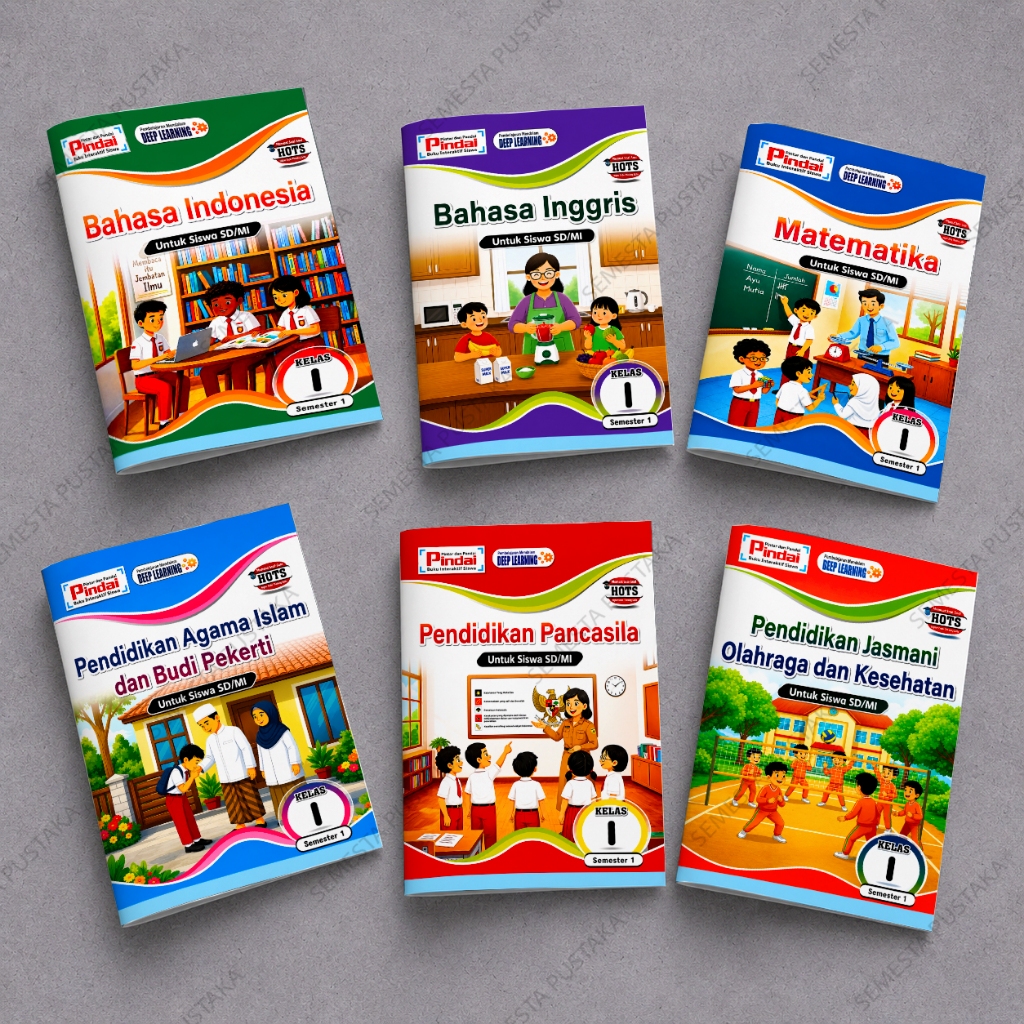 Jual LKS Pindai Kelas 1 SD Semester 1 Kurikulum Merdeka | Shopee Indonesia