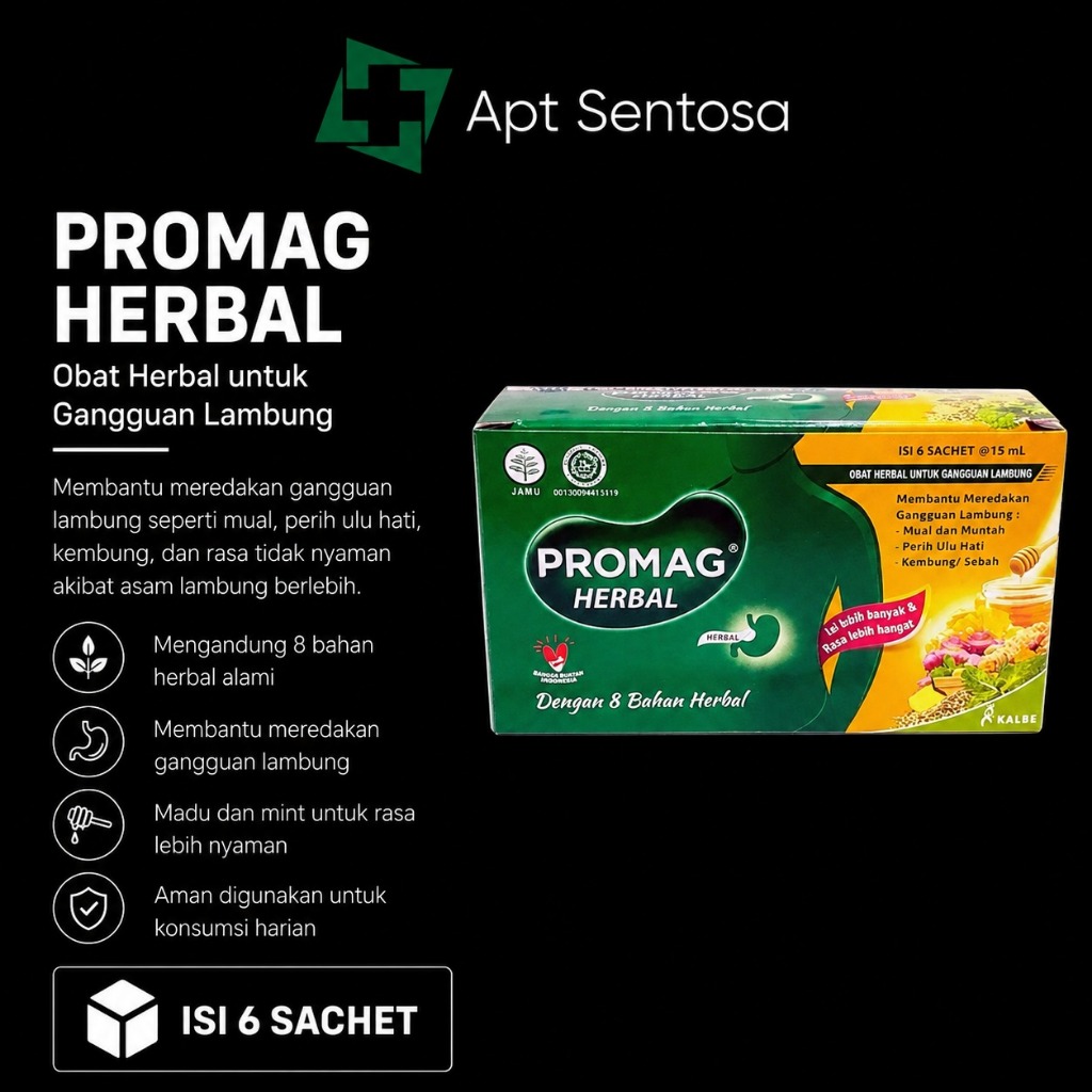 Jual Promag Herbal 1 BOX isi 6 sachet | Shopee Indonesia