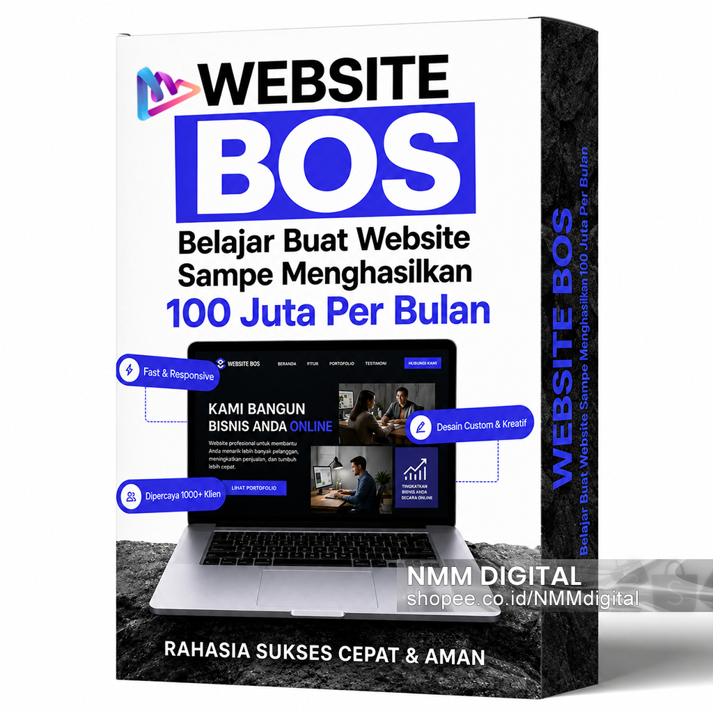 WEBSITE BOS Belajar Buat Website Sampe Menghasilkan 100 Juta Per Bulan