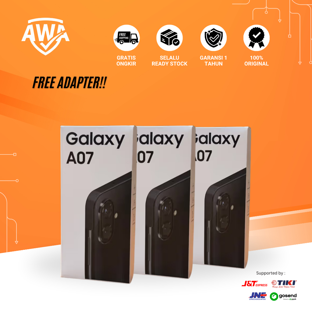 (RESMI) Samsung Galaxy A07 4/64GB 4/128GB 6/128GB Black Violet Green