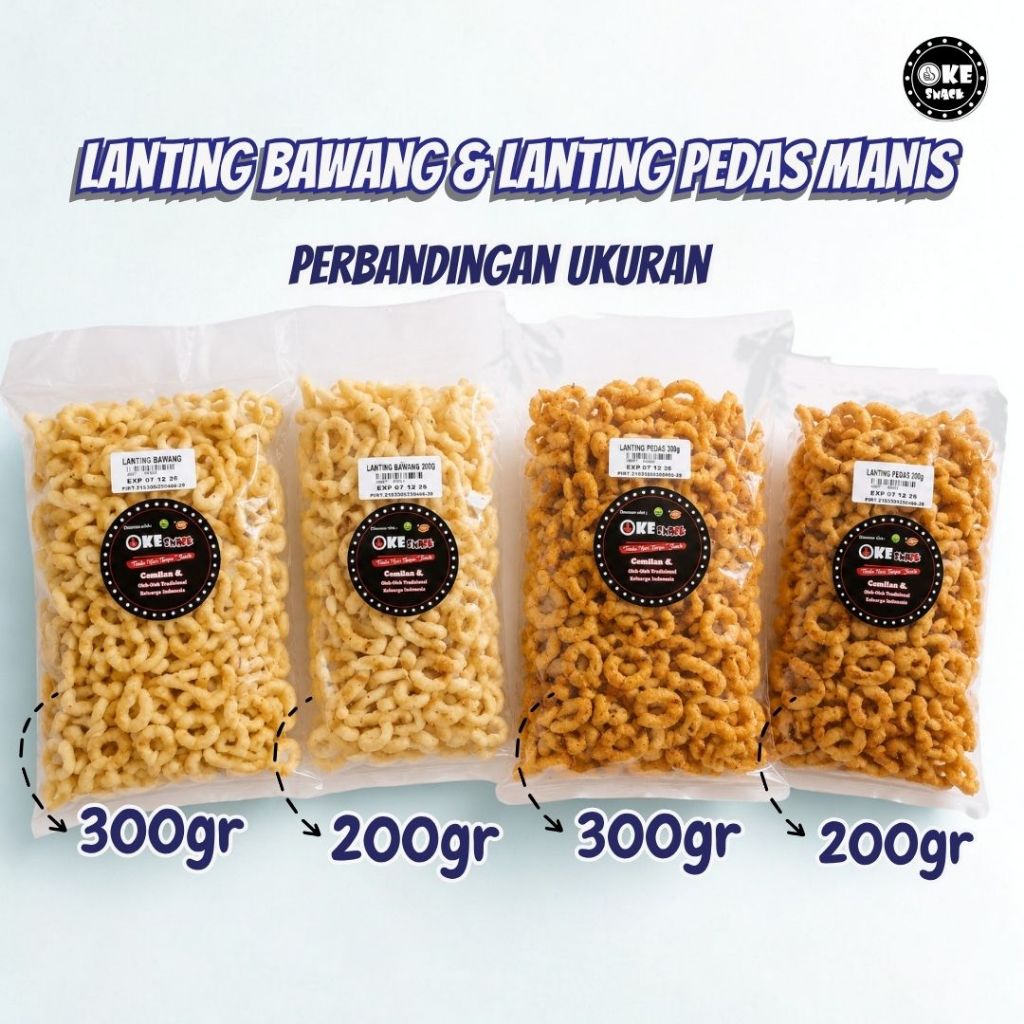 Jual Lanting Kebumen Bawang Pedas Manis 300-200 Gram | Shopee Indonesia