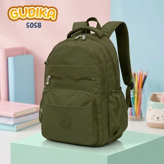 Gudika 5058 Tas Backpack Wanita Waterproof | Ransel Stylish, Ringan & Multifungsi