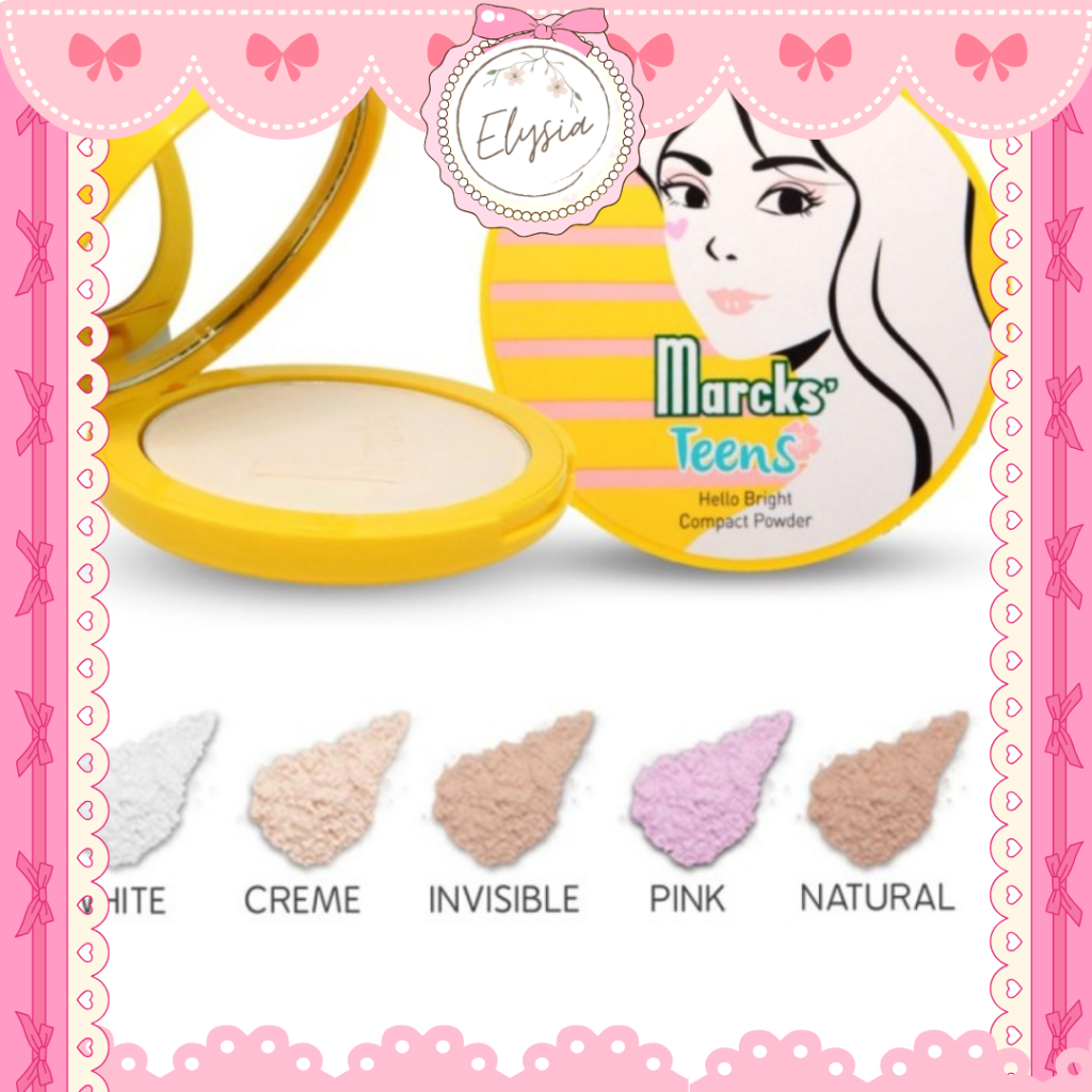 Jual MARCK'S Marcks Teens Compact Powder 12g - Bedak Padat | Shopee ...