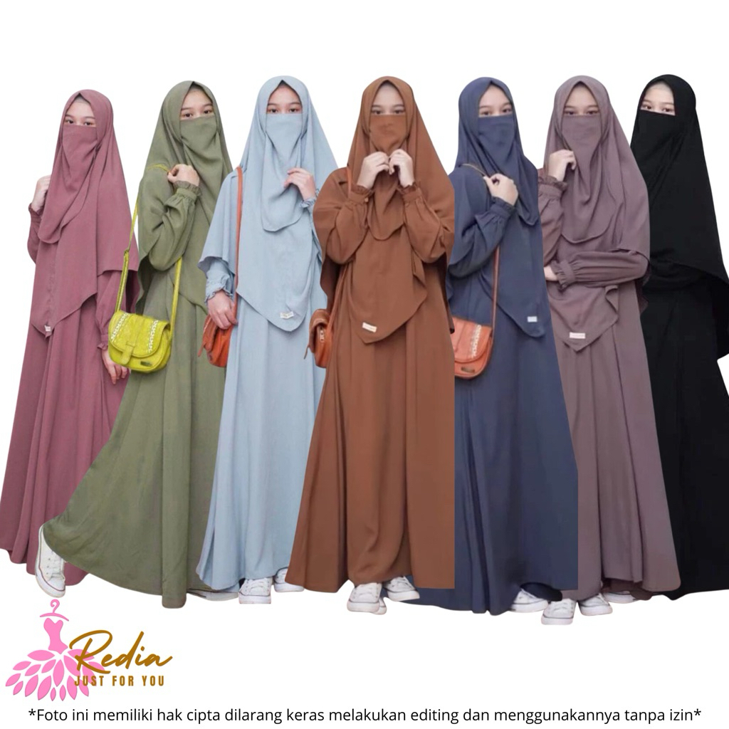 Araya Set ( Gamis + Hijab + Cadar )/EPIC/Gagil/Ninos