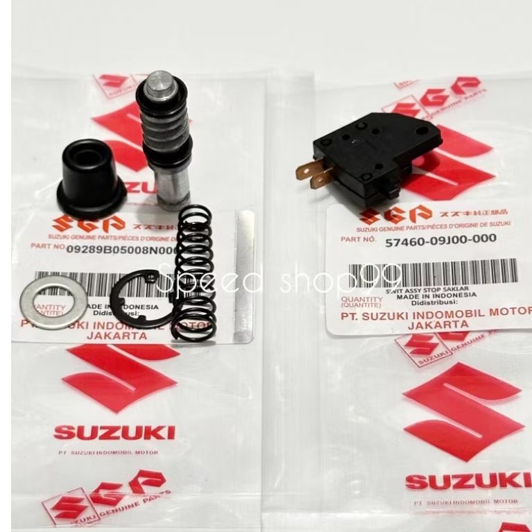 Jual SEAL MASTER REM KIT DEPAN+SWITCH REM DEPAN SPIN 125 SKYDRIVE ...