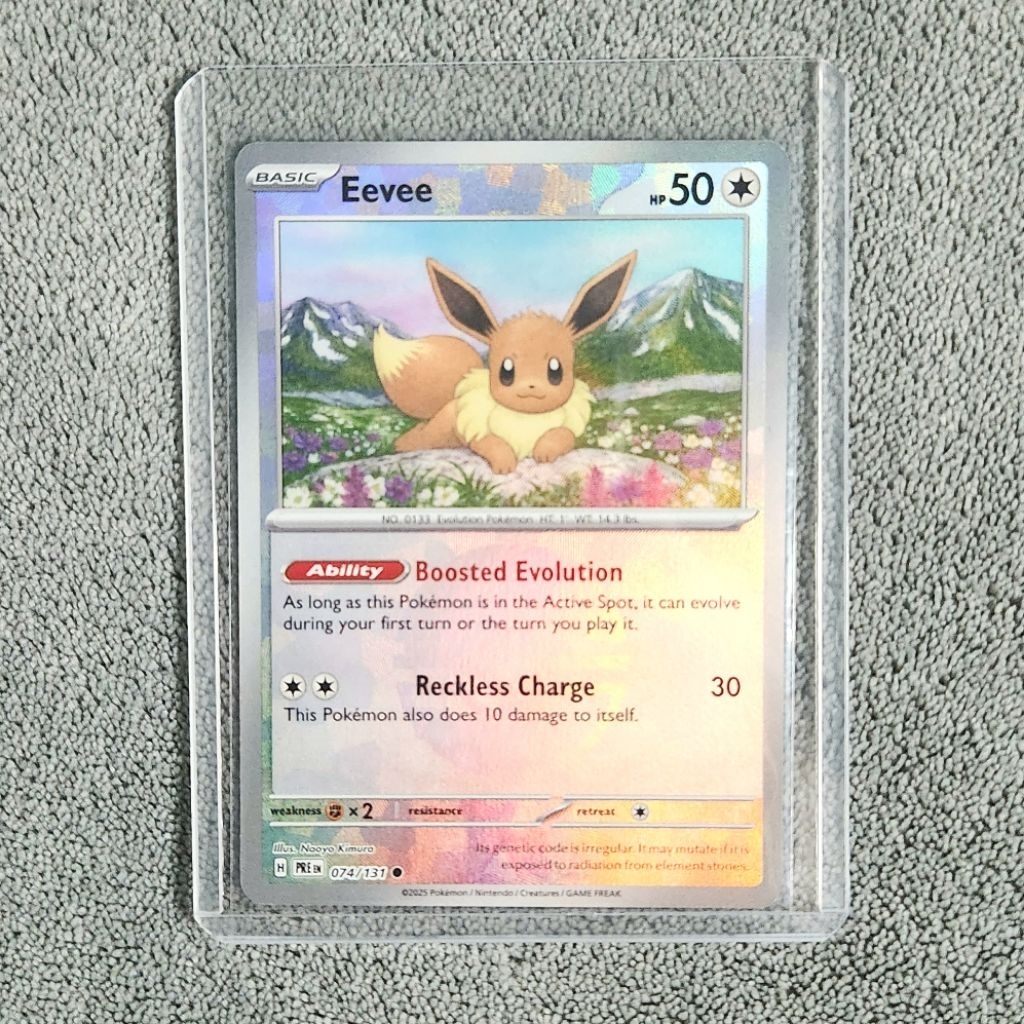 original eevee pokemon card - 133/165 - Pokemon 151 - Reverse Foil Weakness Fighting 2 Resistance None None Retreat Cost Eevee | Astral Radiance |