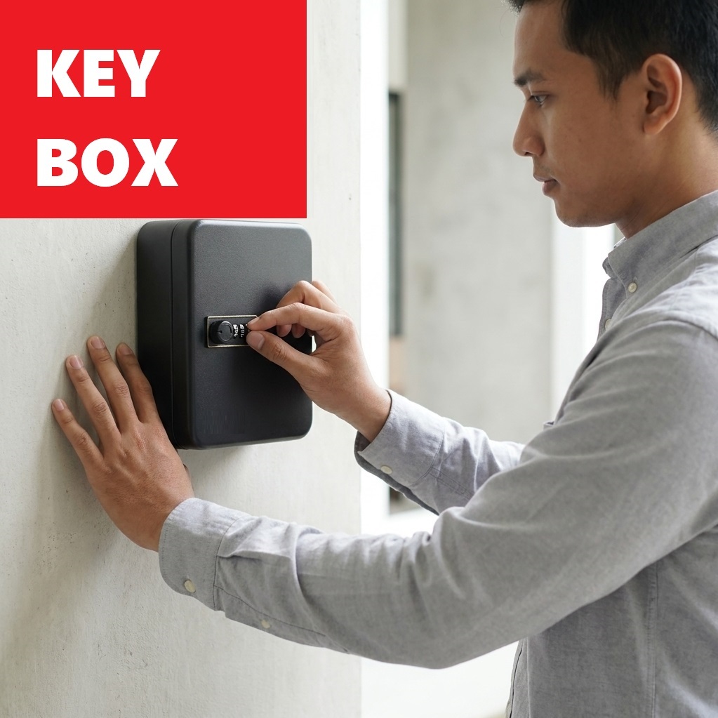 Jual Key Box TEMPAT KUNCI DINDING BESI Tempat penyimpanan kotak kunci ...