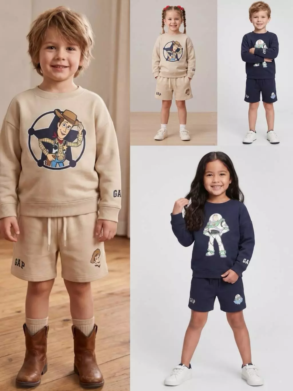 Setelan Sweater & Celana Pendek Anak GP D*sney Toy Story Sweatshirt Shorts Set - 2568