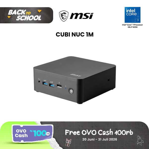 MSI Mini Pc Cubi NUC 1M - Intel Core i5-120U Barebone