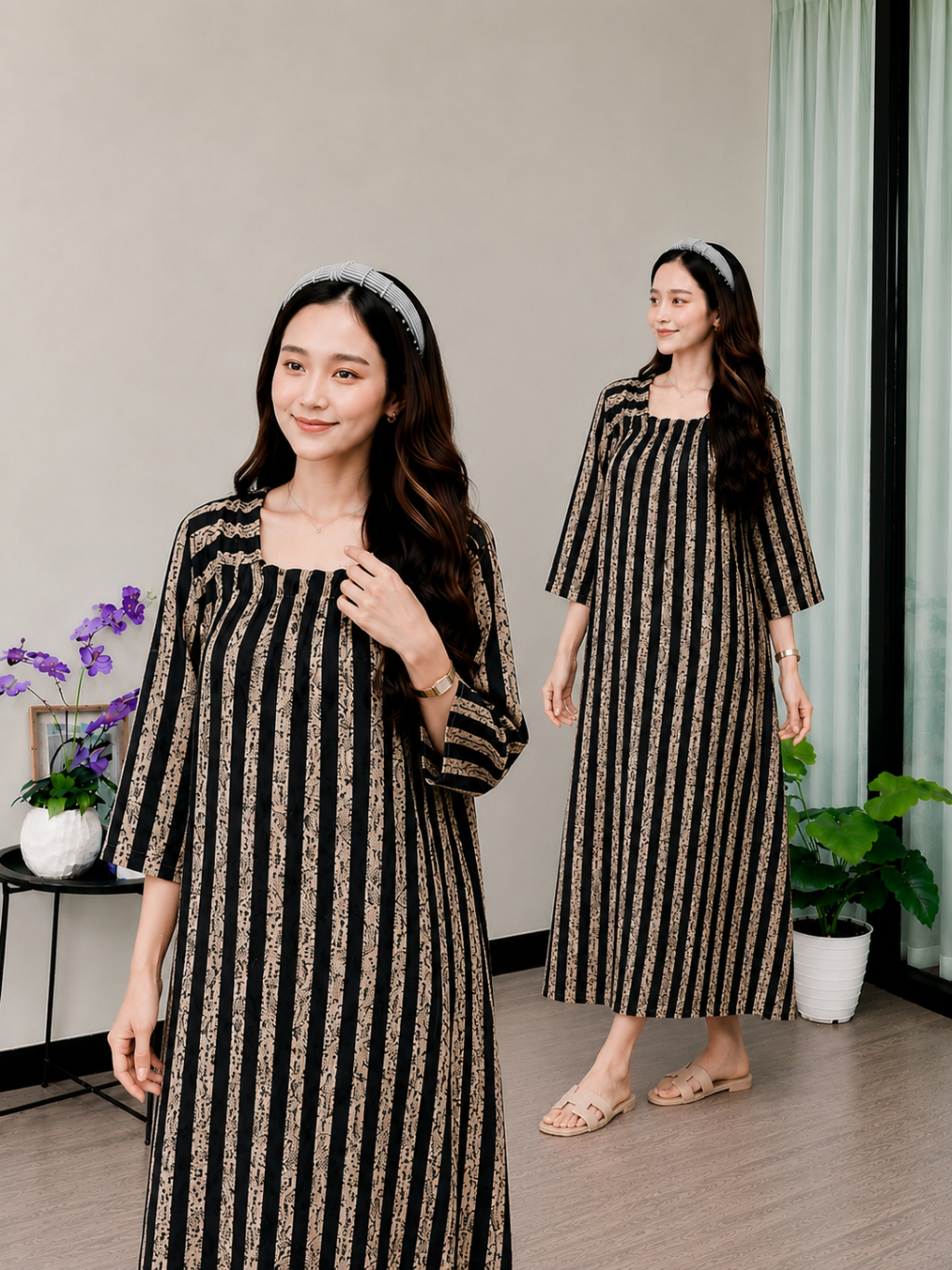 Daster Fuji Jumbo LD 120 - Daster Rumahan Wanita Rumah Fashion Homewear foto 2