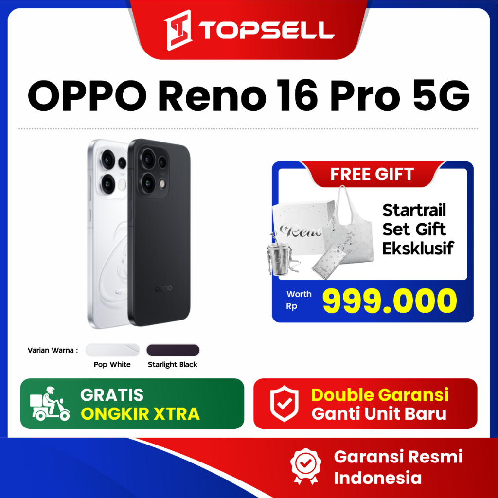 Jual Oppo Reno 16 Terlengkap & Harga Terbaru Juni 2026 | Shopee Indonesia