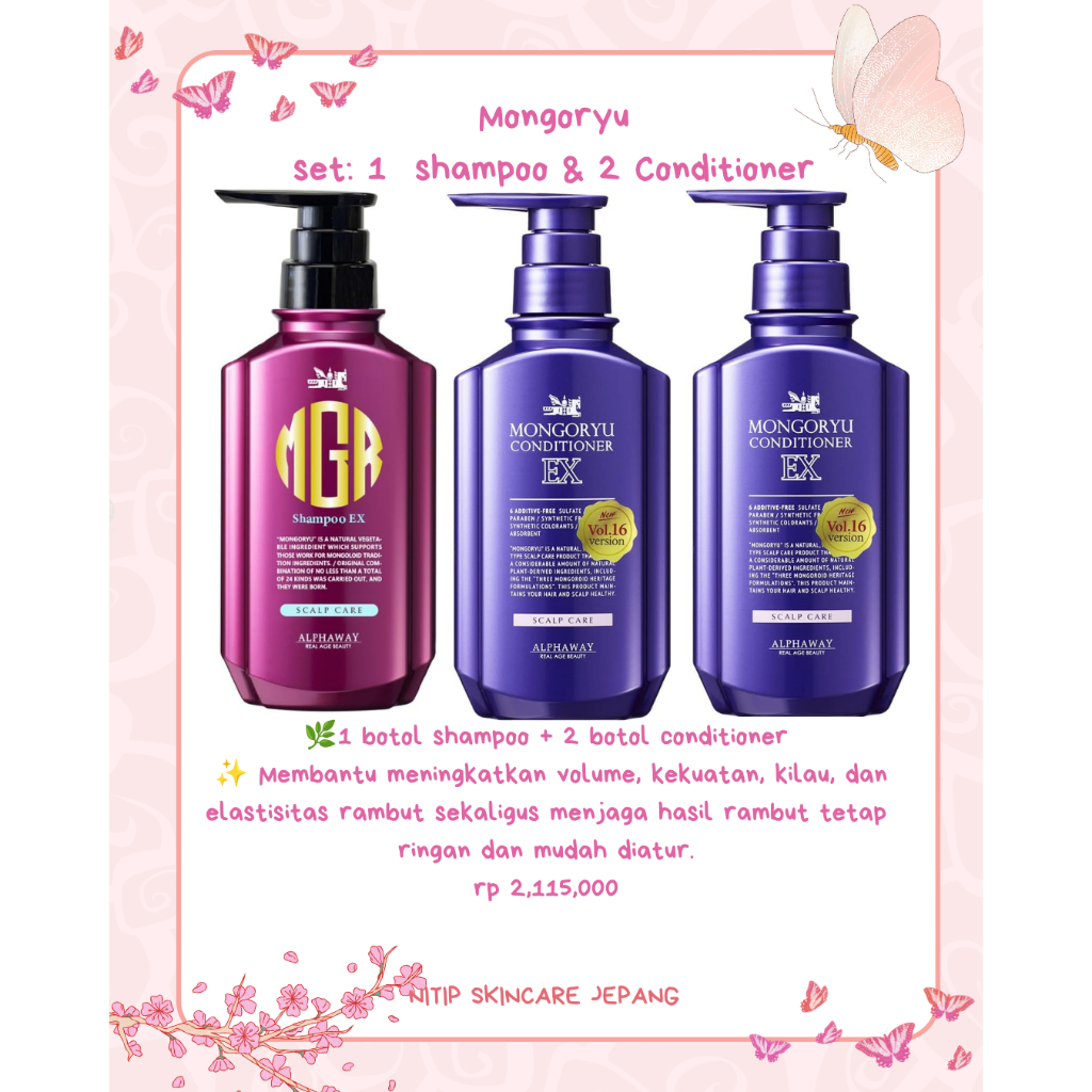 Jual PO Jepang -- Mongoryu shampoo scalp care EX 350ml original