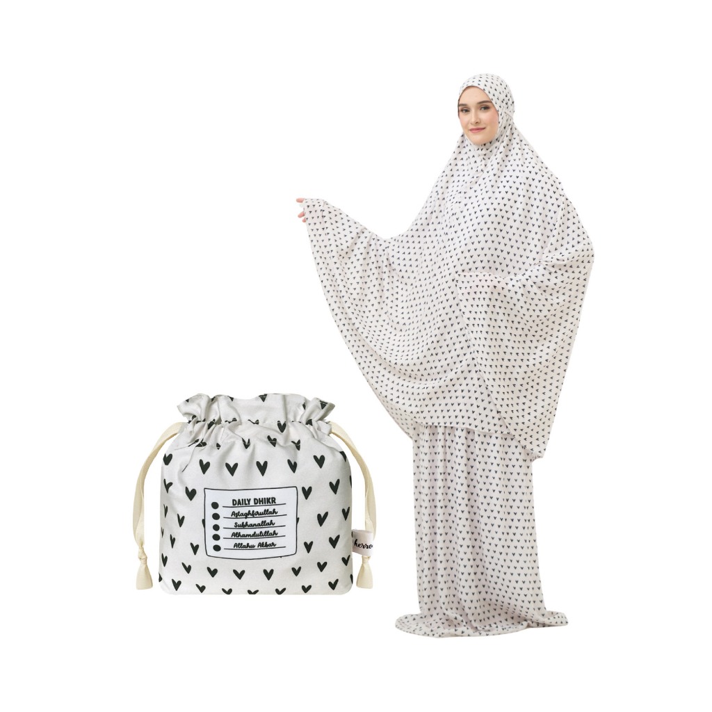 herroom COCO ORGANIC - READY STOCK Mukena seri  Mono Chic