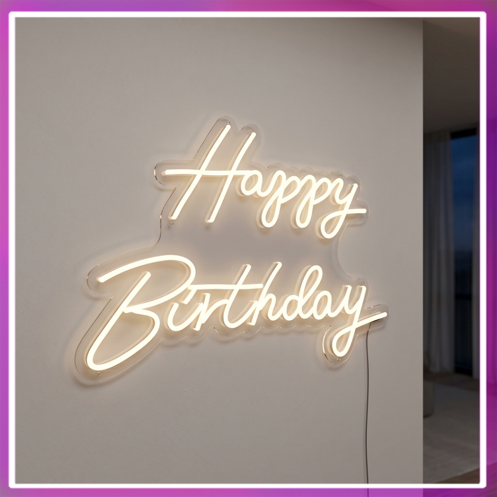 NEON FLEX | NEON SIGN | HAPPY BIRTHDAY
