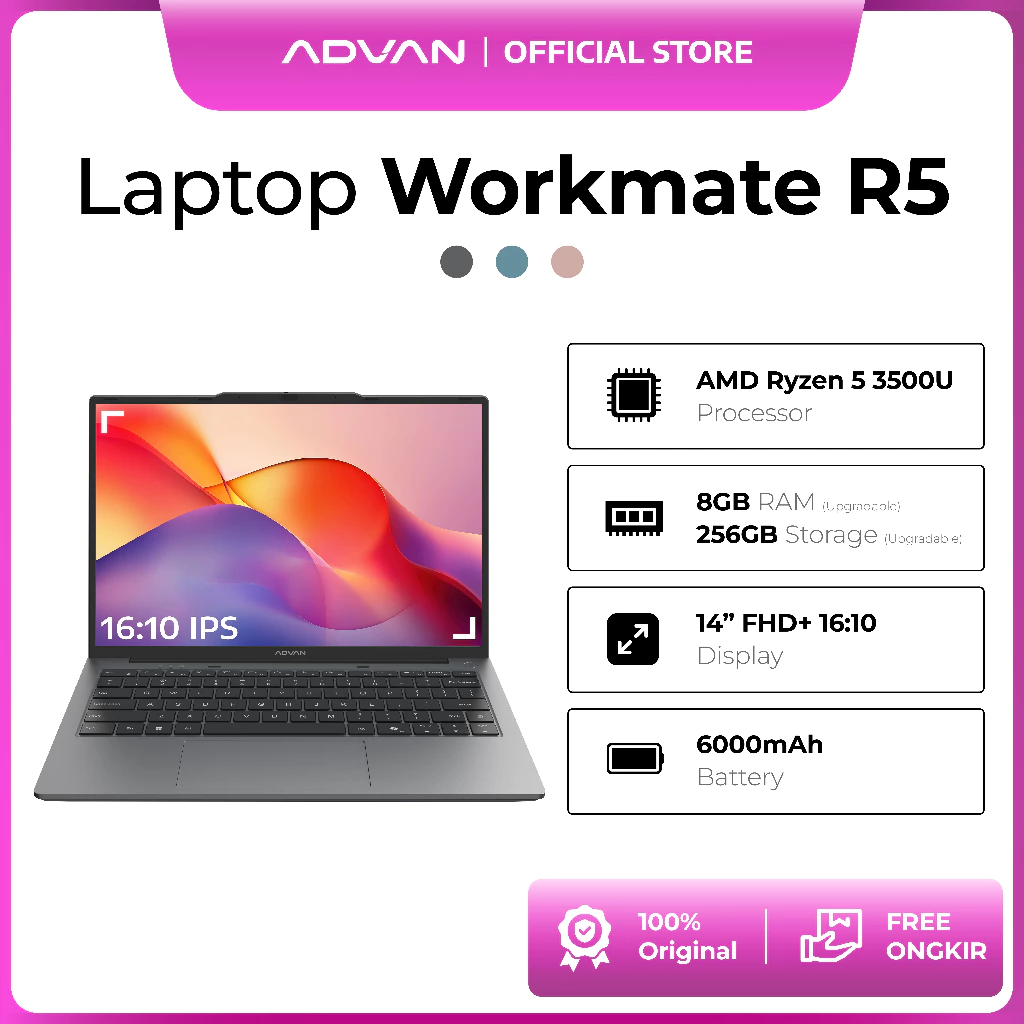 ADVAN WorkMate Ryzen 5 3500U Cibitung