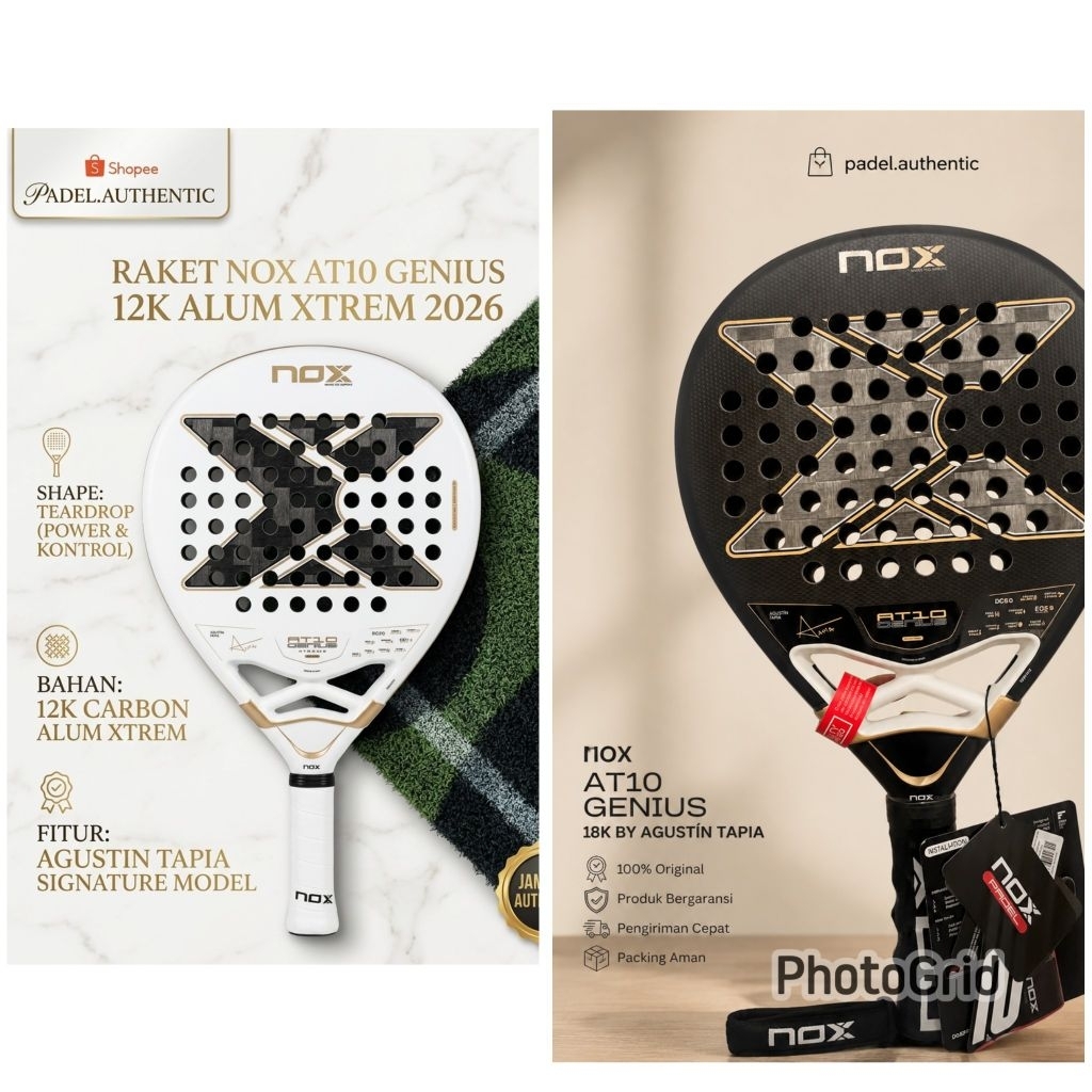 Jual [BEST SELLER ] BRAND NEW RAKET PADEL NOX AT 10 12K & 18K 2026 ...