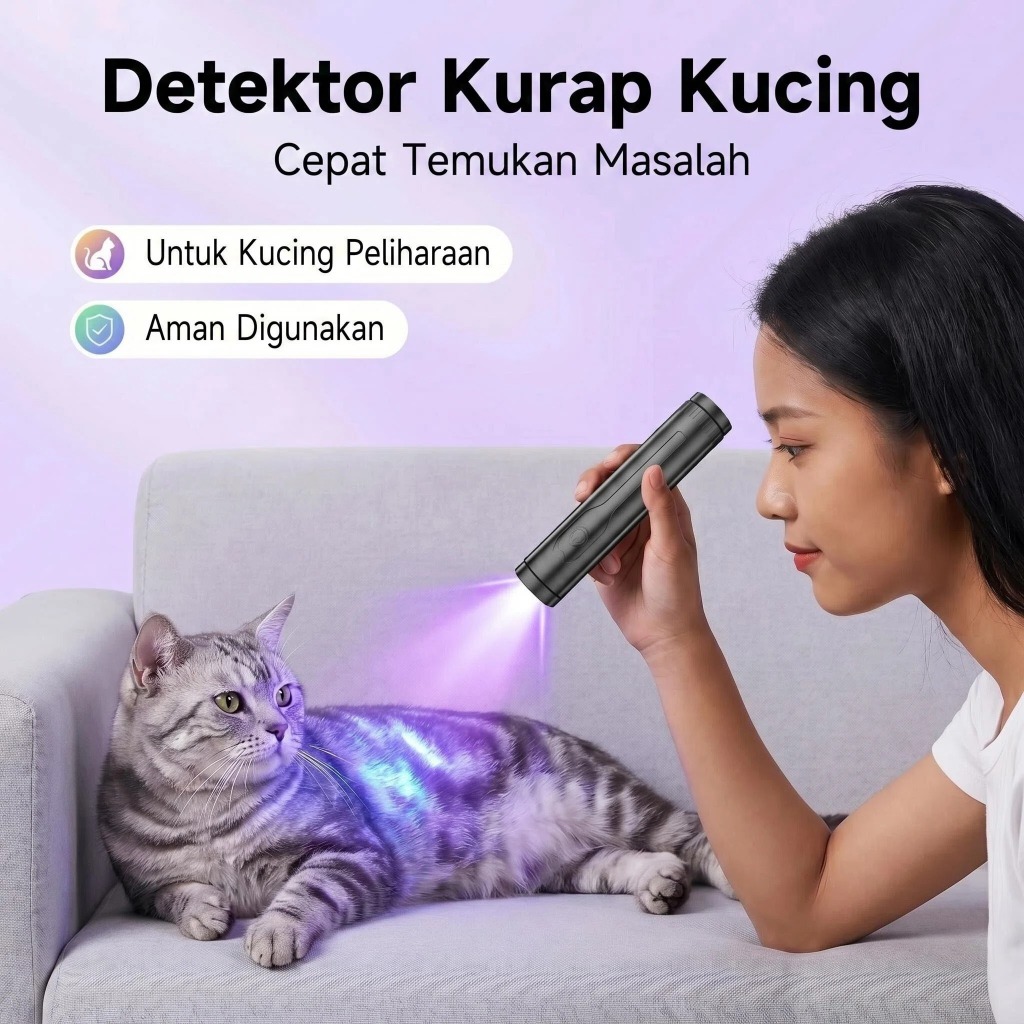Senter UV Pengecek Jamur / Kutu Pada hewan Photo Cat Senter Ultraviolet Pet Urine Detection 365nm / Lampu Uv Pengecek kutu Jamur