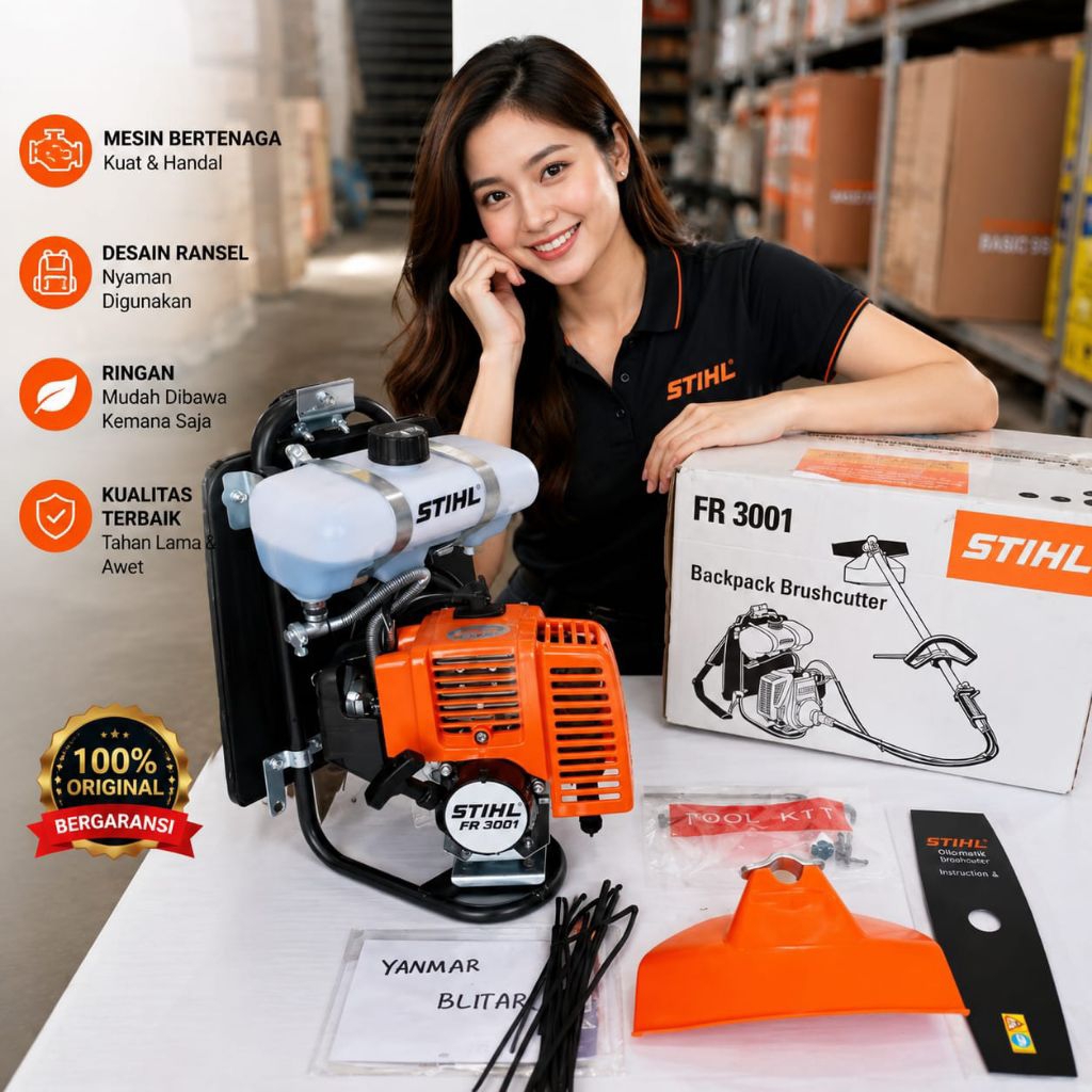 Jual STIHL PROMO MESIN POTONG RUMPUT 2TAK - ORIGINAL FR-3001/ MESIN ...