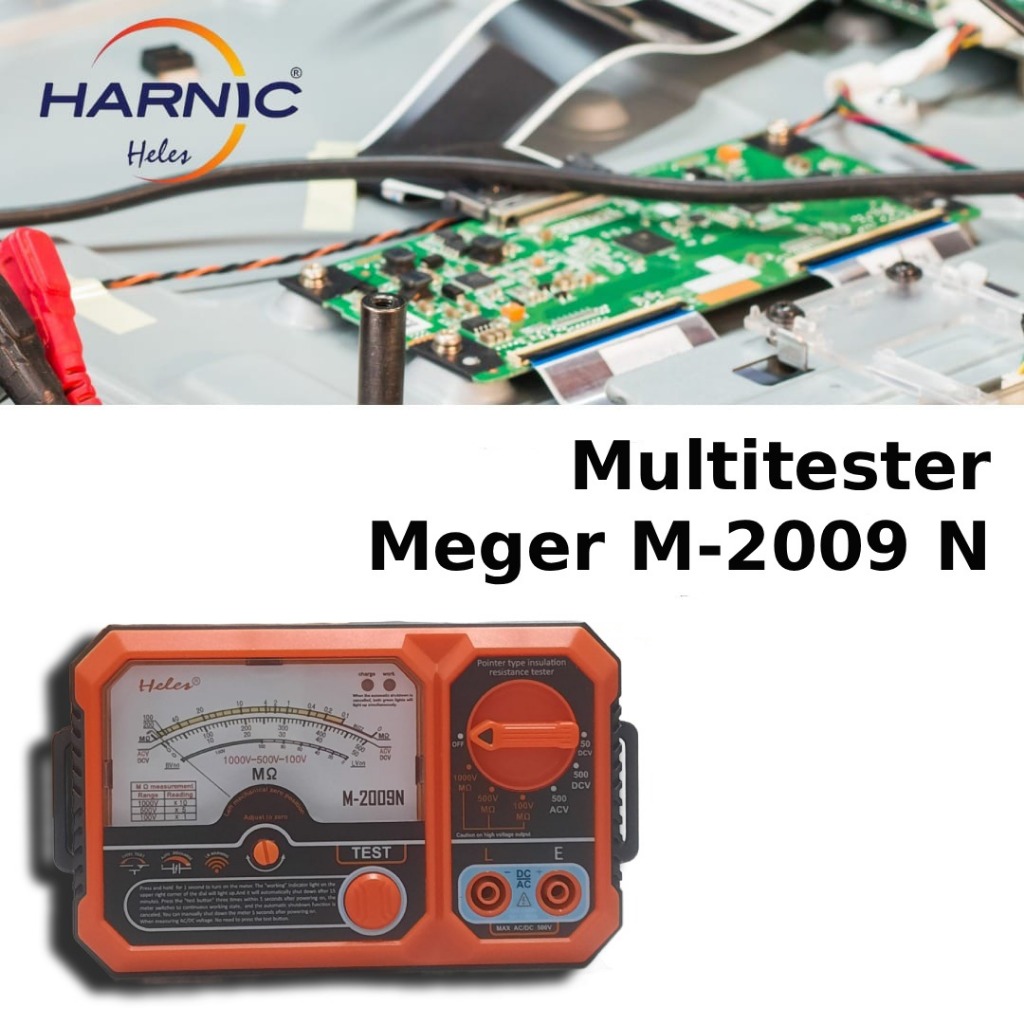 Jual MultiTester Analog Jarum Heles- Multi Ranging Insulation Tester ...