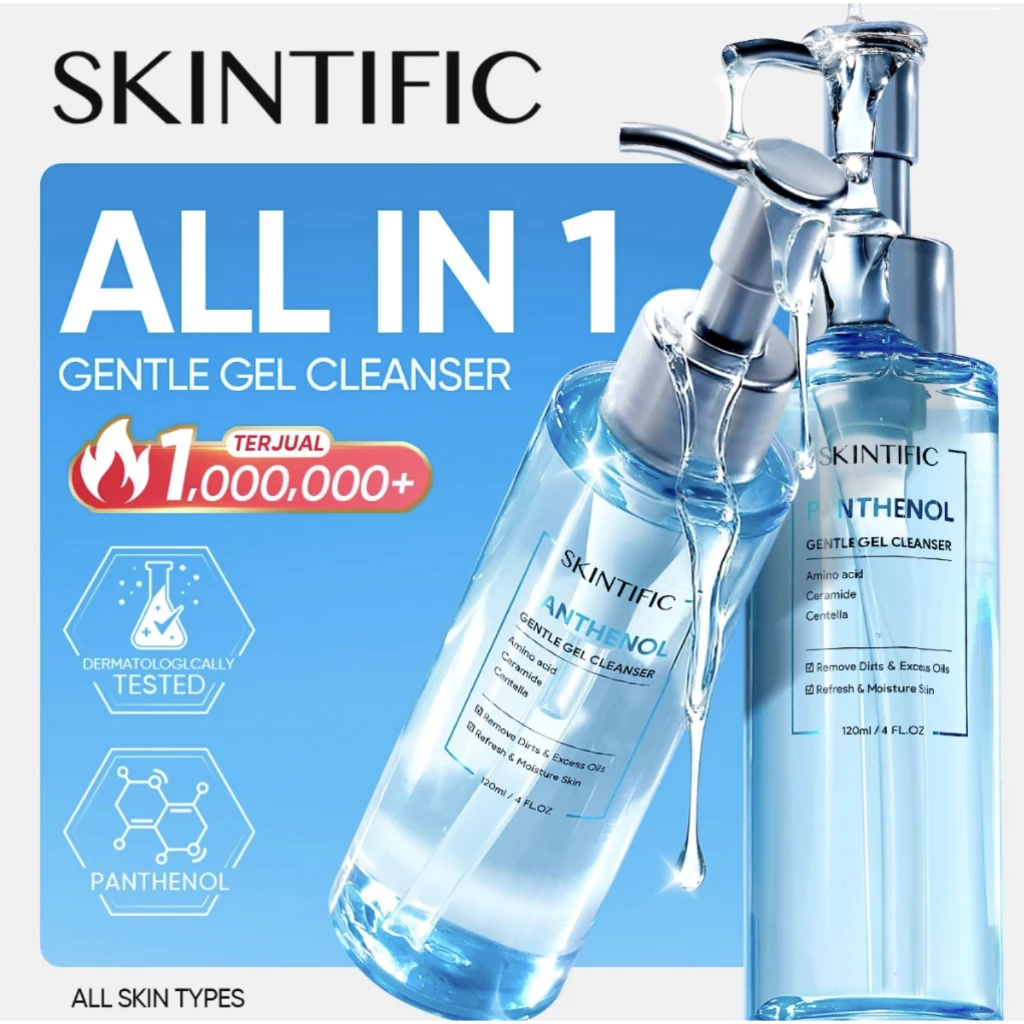 Skintific Panthenol Gel Cleanser 120ml Hydrating