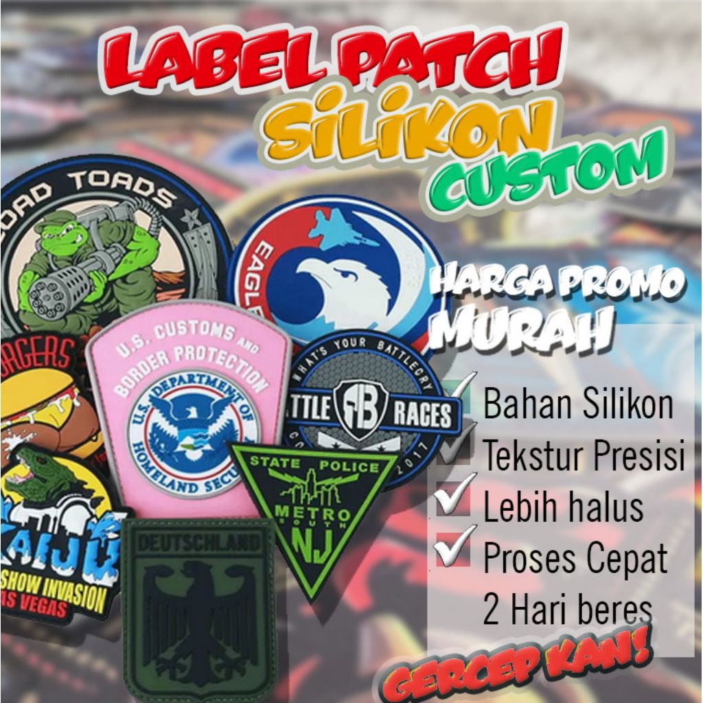 Jual Patch Rubber Custom | Shopee Indonesia