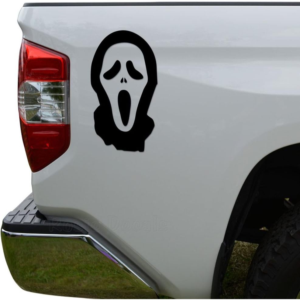 Jual Sticker Body Mobil Stiker Cutting Ghost Face / Masker Hantu Scream ...