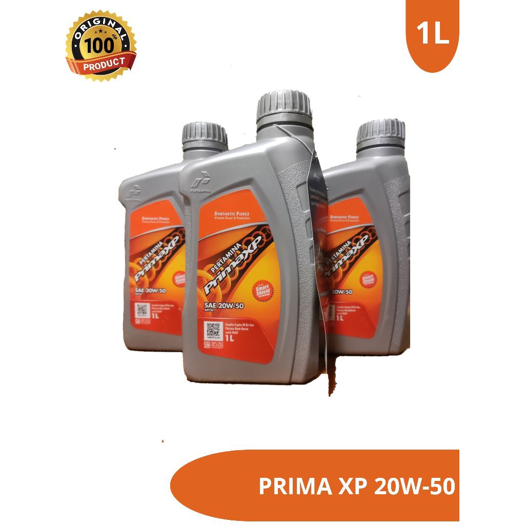 Jual Oli Pertamina Prima Xp 20w-50 1 Liter | Shopee Indonesia