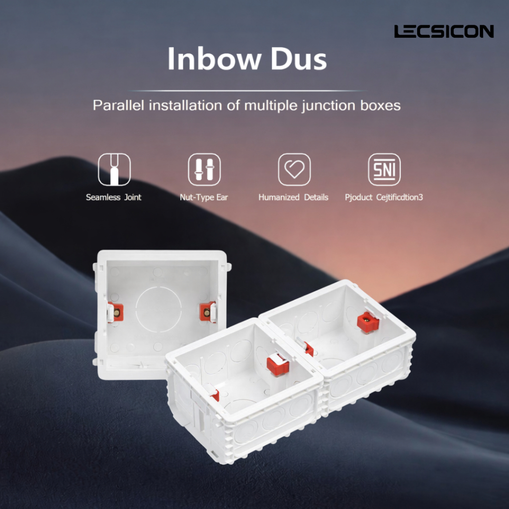 Jual Lecsicon Inbow Dos / Inbowdus Box Rumah Saklar Stopkontak | Shopee ...