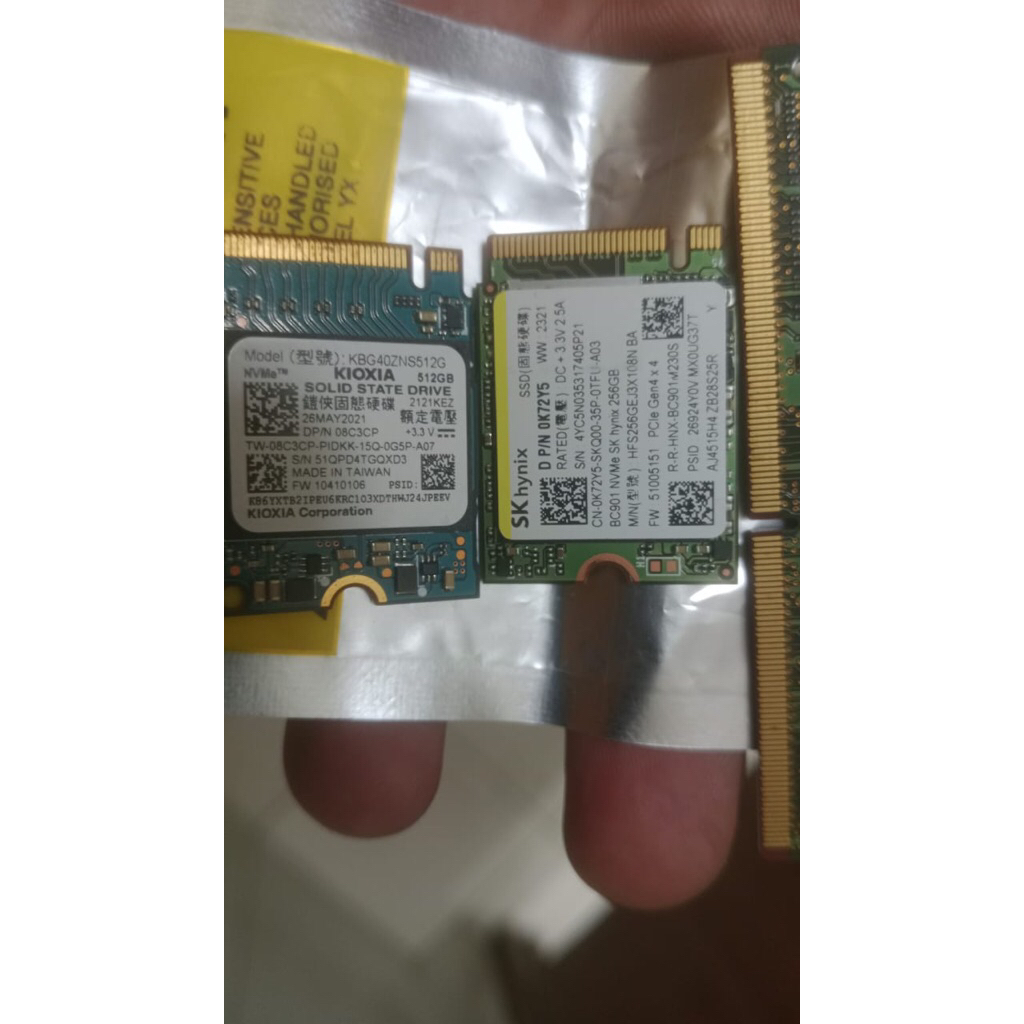 Jual Ssd m2 sata dan m2 nvme cabutan original 128gb 256gb sentinel aman ...