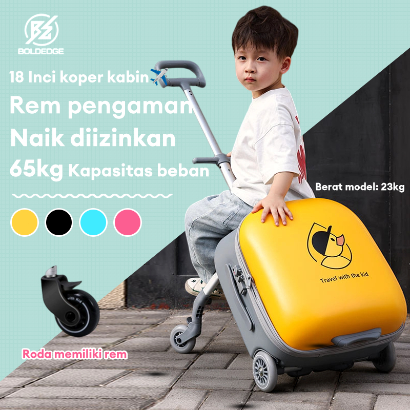 Jual Koper Stroller Duduk Anak Trolley Troli Cheerkids Kabin 18 Inch ...