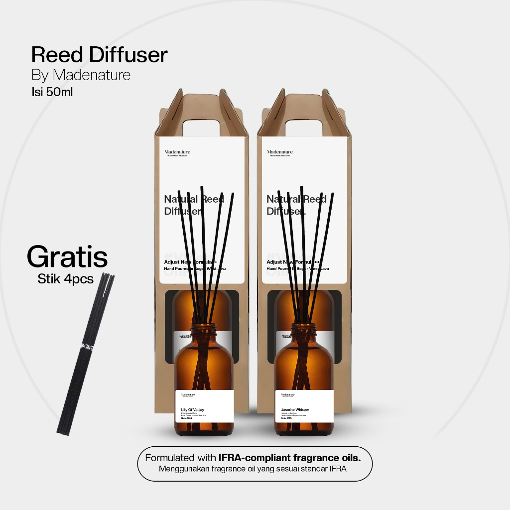 Jual Reed Diffuser 50ml – Aromaterapi Pengharum Ruangan & Toilet Wangi ...