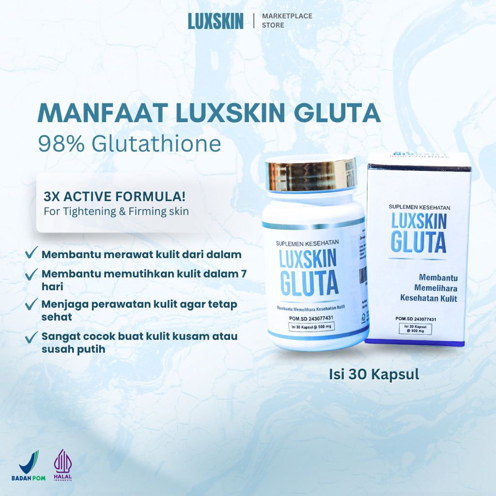 Jual LUXSKIN GLUTA / GLUTA LUXSKIN WHITENING | Shopee Indonesia