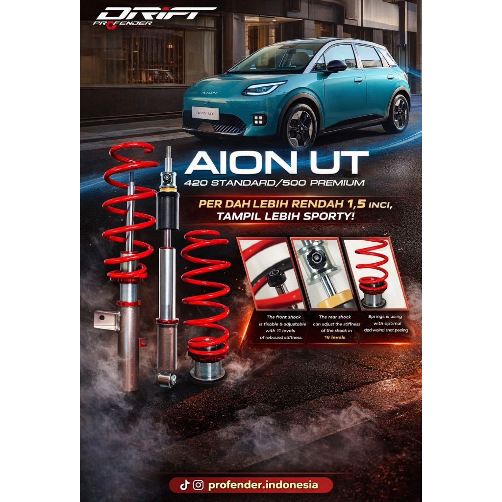 Jual PROFENDER COILOVER AION UT DRIFT SERIES SHOCKBREAKER ORIGINAL ...