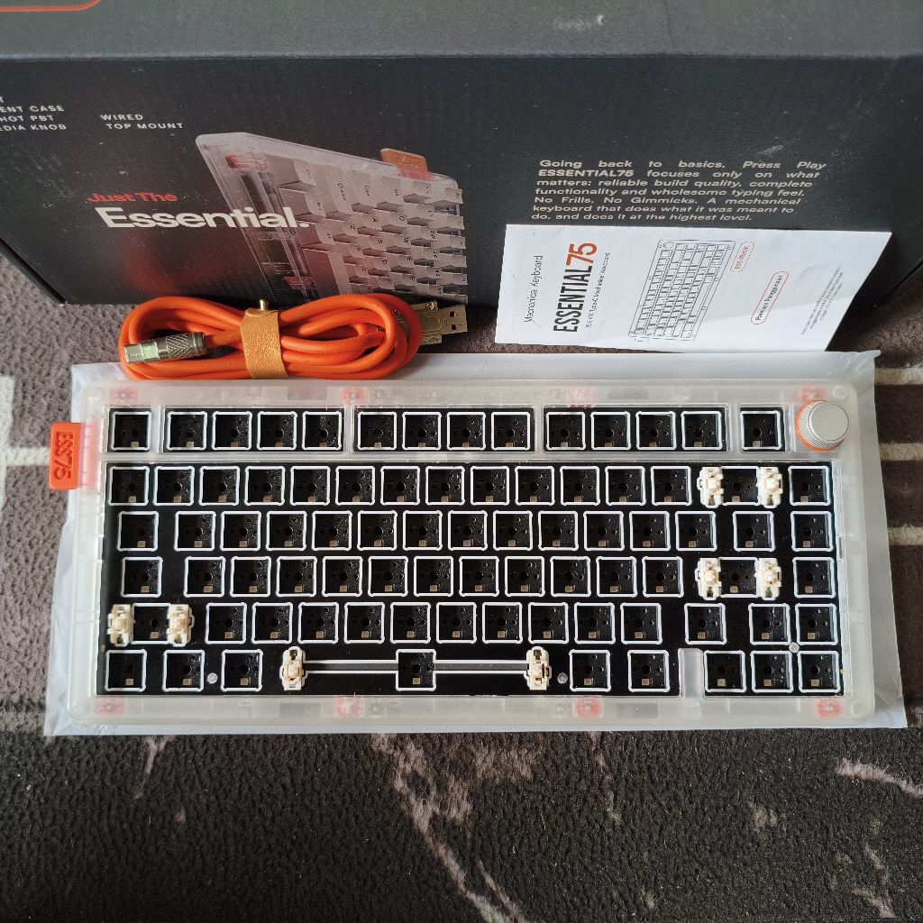 Jual Pressplay Essential75 Hotswappable Mechanical Keyboard | Shopee ...