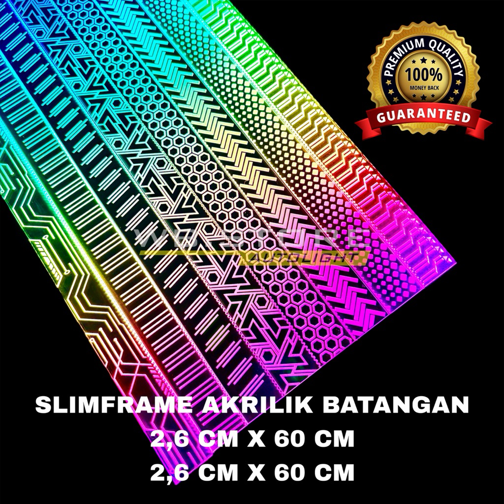 Jual AKRILIK BATANGAN SLIMFRAME 30 CM 60 CM DAN HOUSING LED / FRAME ...